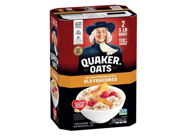 Quaker βρώμη ντεμοντέ κυλιόμενη βρώμη
