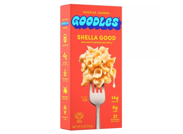 Goodles Shella Καλή ηλικιωμένη λευκή πρωτεΐνη Cheddar Mac & Cheese
